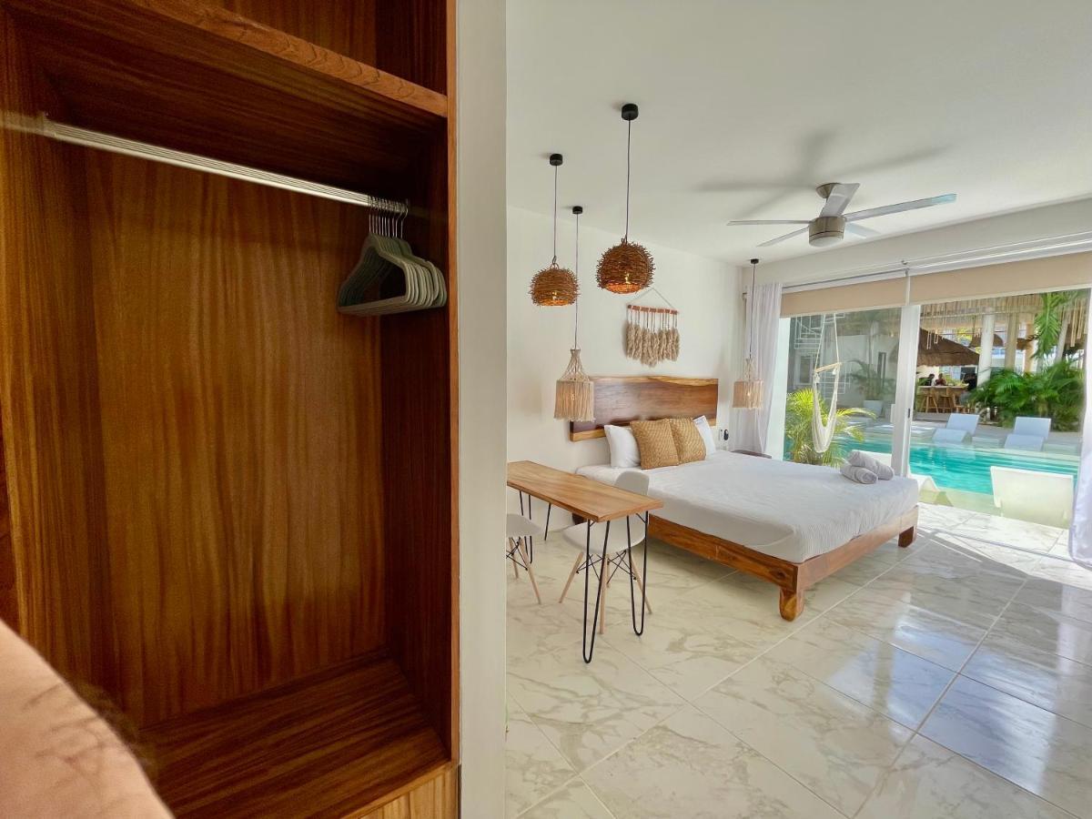 Beautiful Swim-Up Studio With Private Terrace, Pool And Jungle Gym Tulum Pueblo Buitenkant foto