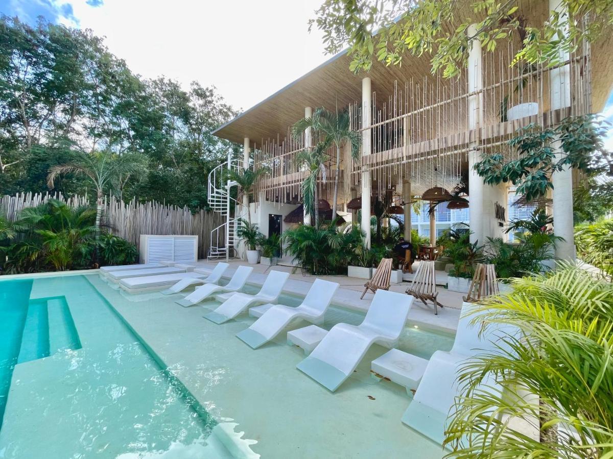 Beautiful Swim-Up Studio With Private Terrace, Pool And Jungle Gym Tulum Pueblo Buitenkant foto