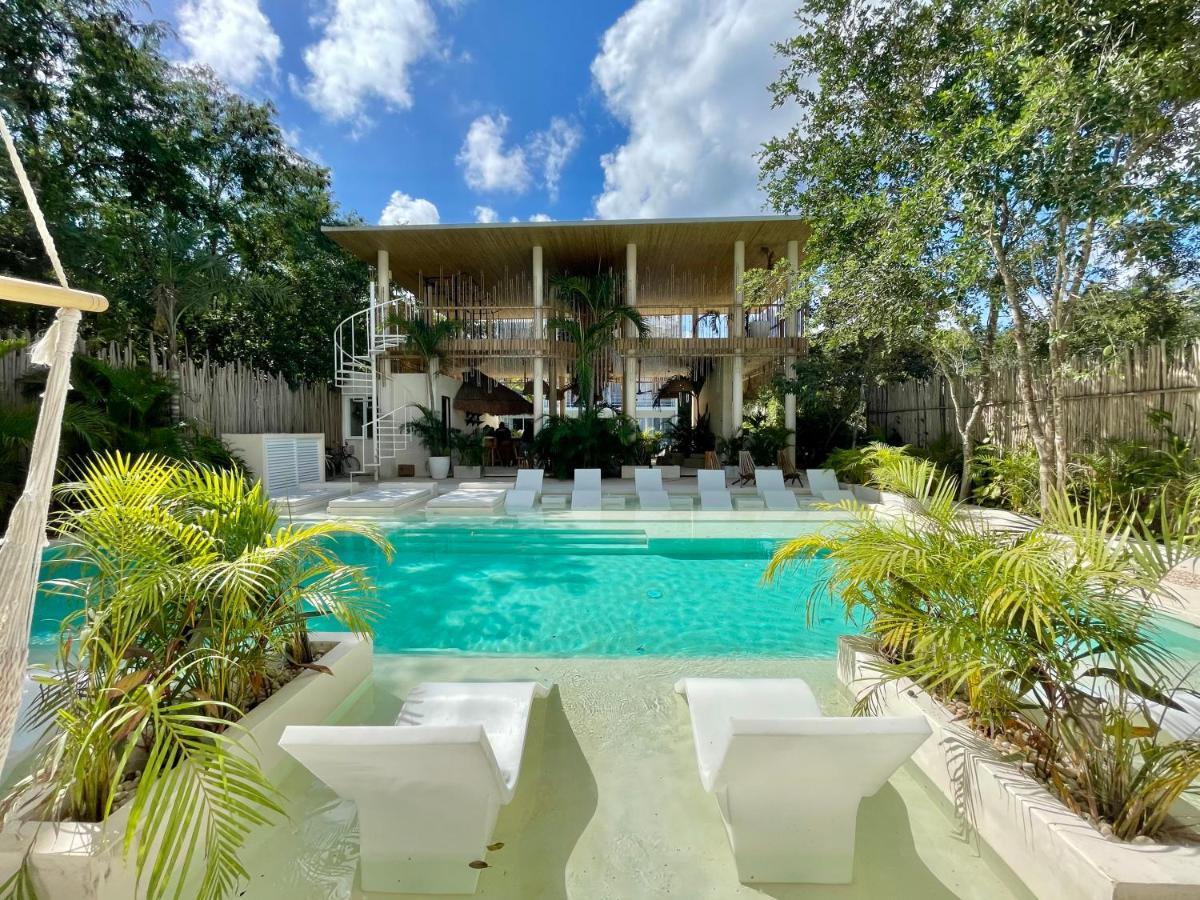 Beautiful Swim-Up Studio With Private Terrace, Pool And Jungle Gym Tulum Pueblo Buitenkant foto