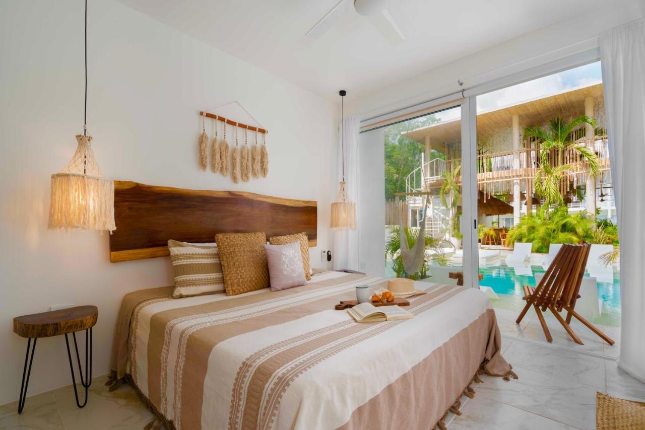 Beautiful Swim-Up Studio With Private Terrace, Pool And Jungle Gym Tulum Pueblo Buitenkant foto