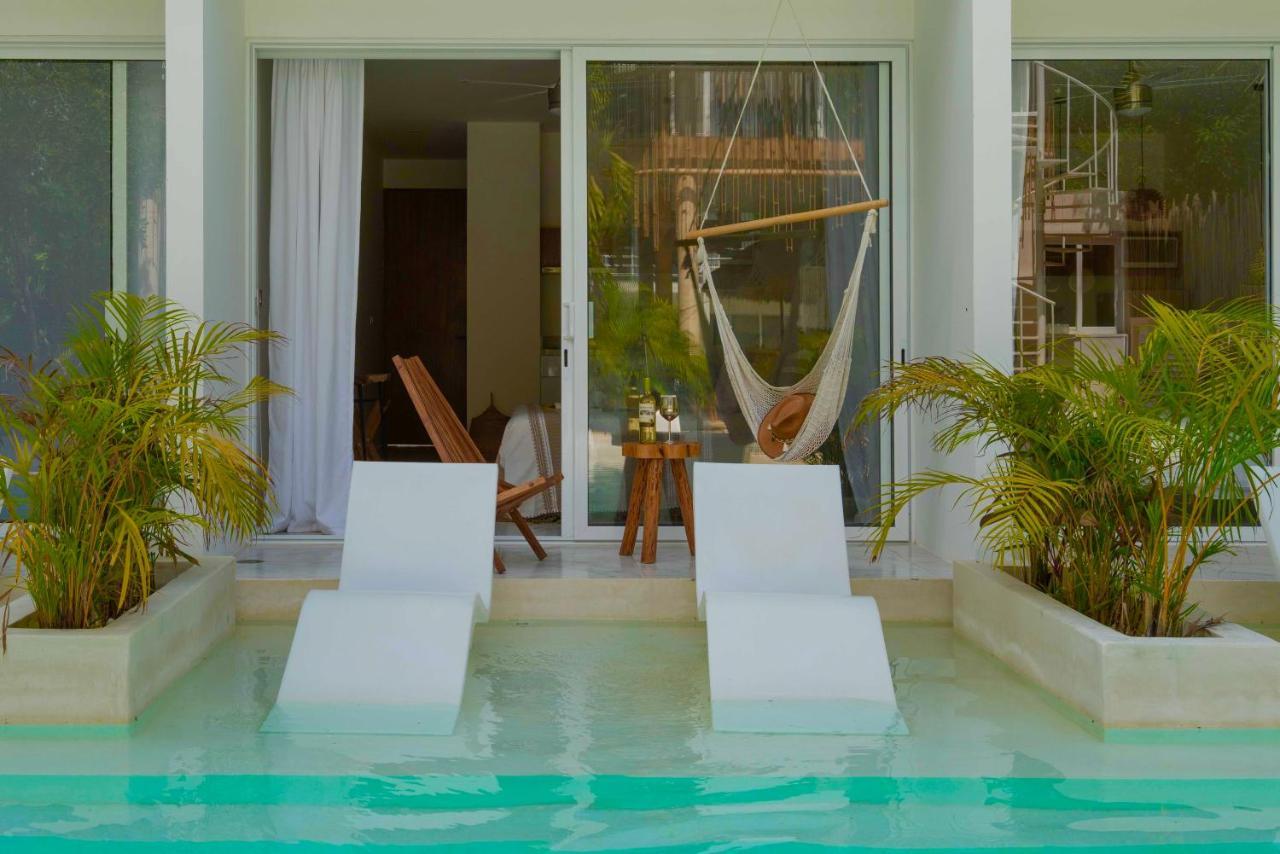 Beautiful Swim-Up Studio With Private Terrace, Pool And Jungle Gym Tulum Pueblo Buitenkant foto