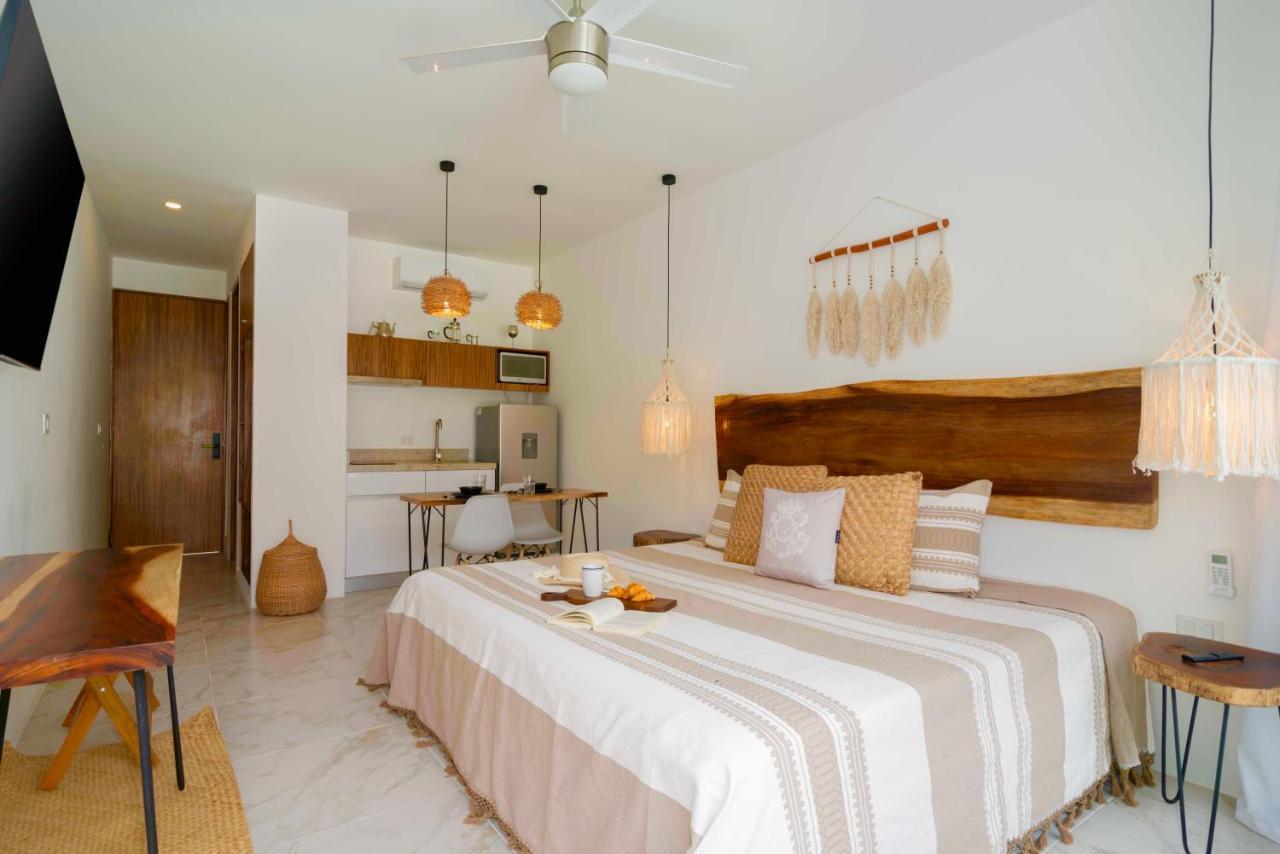 Beautiful Swim-Up Studio With Private Terrace, Pool And Jungle Gym Tulum Pueblo Buitenkant foto